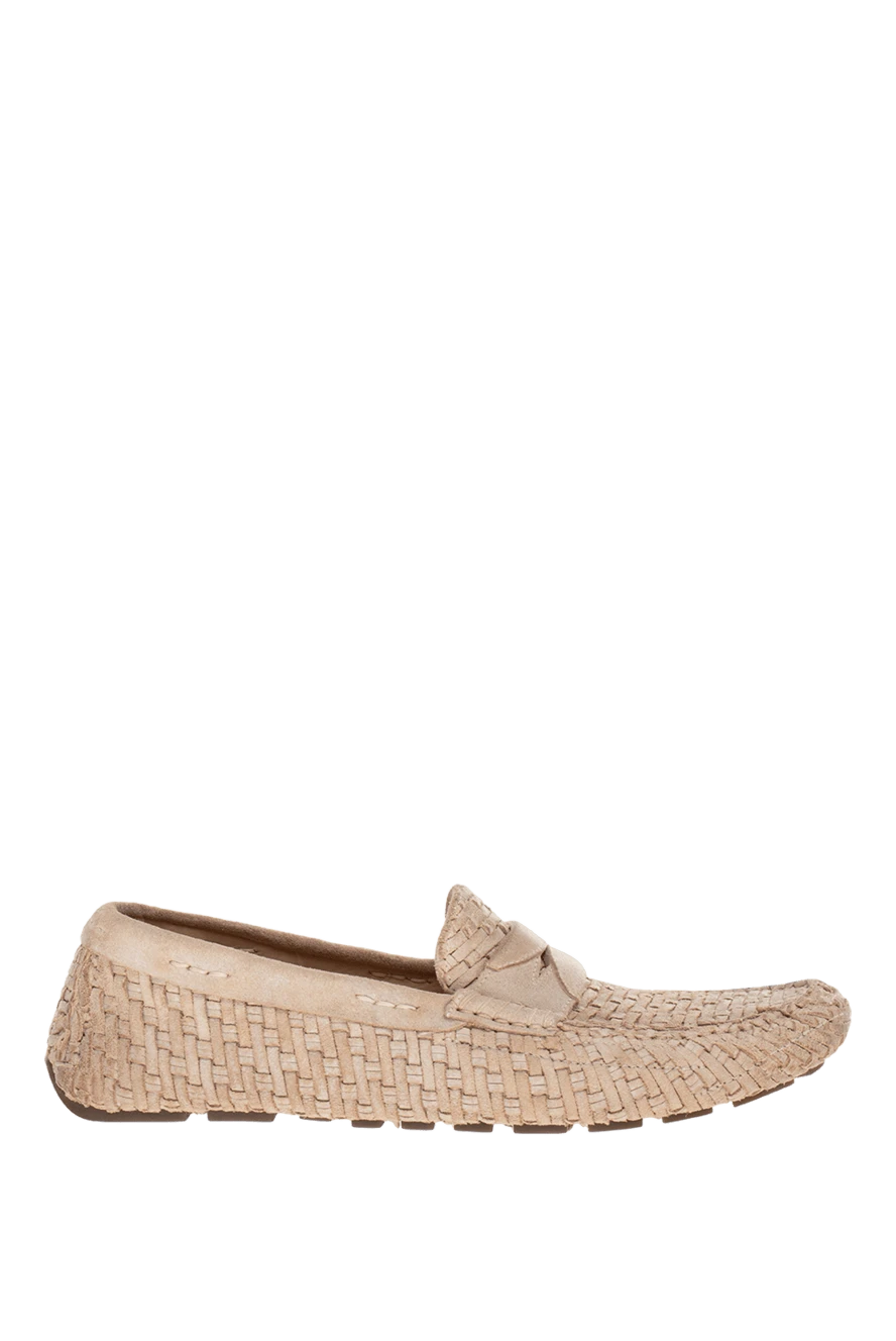 Dolce & Gabbana man men's moccasins from nubuck beige купить с ценами и фото 981178 - photo 1