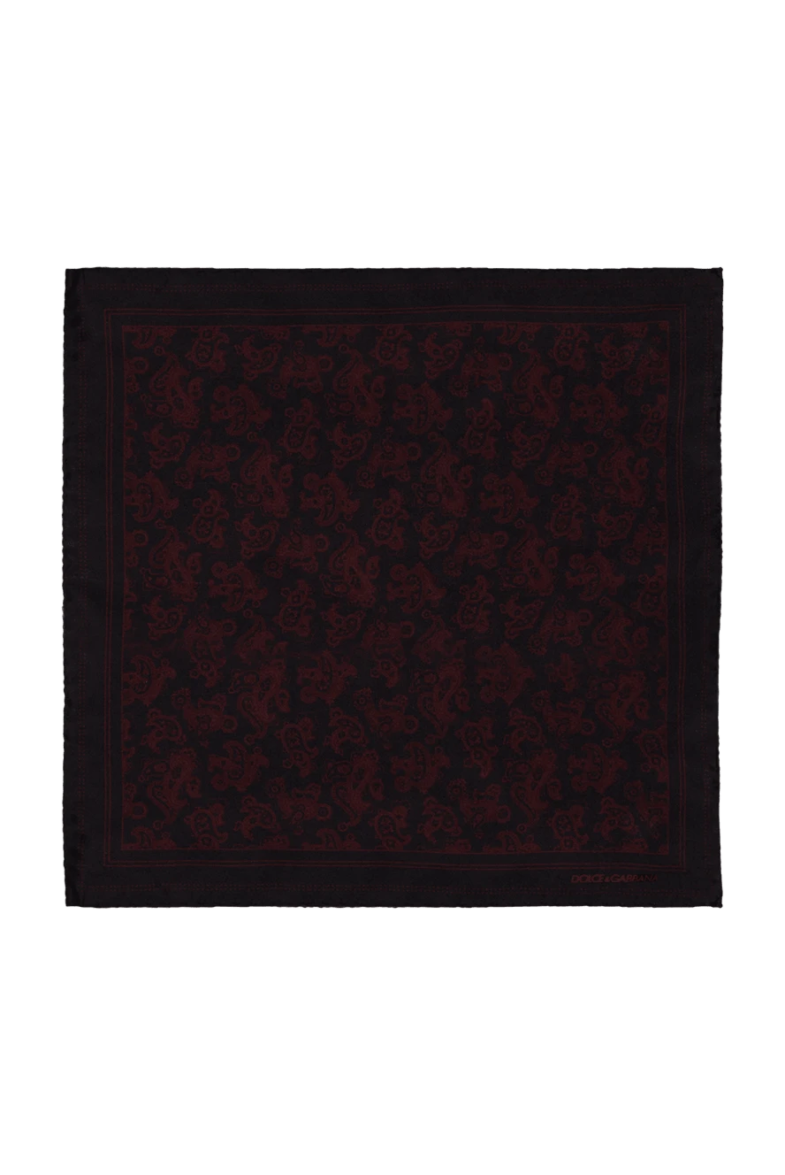 Dolce & Gabbana man black men's silk pouchette купить с ценами и фото 981458 - photo 1