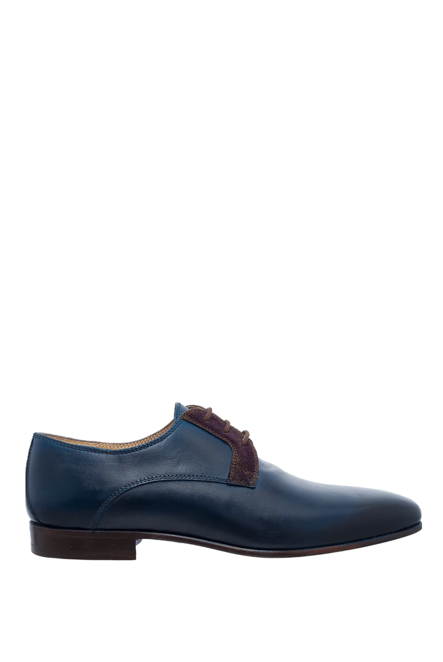 Sutor Mantellassi man blue leather men's shoes купить с ценами и фото 984794 - photo 1