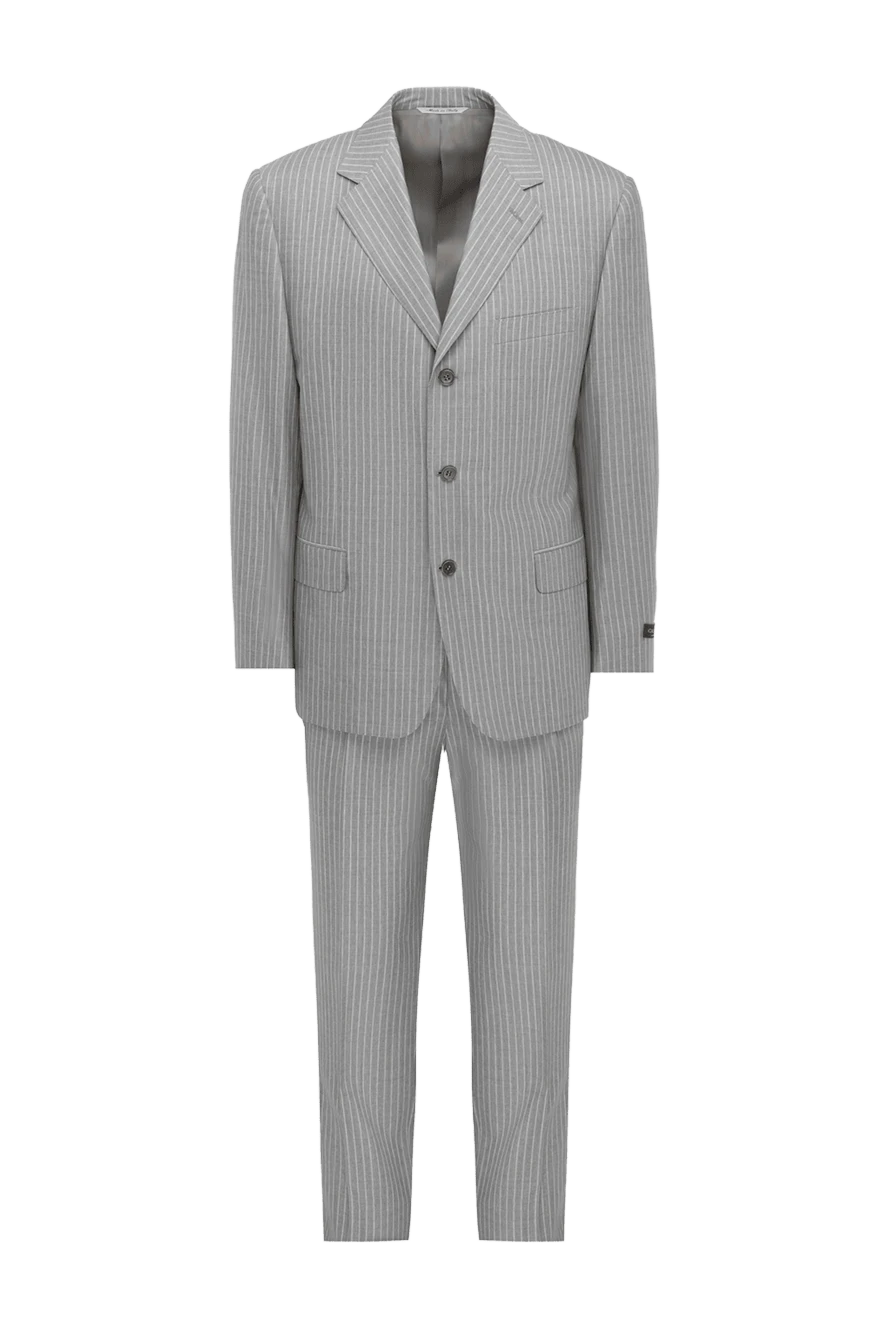 Canali man gray wool men's suit купить с ценами и фото 985594 - photo 1