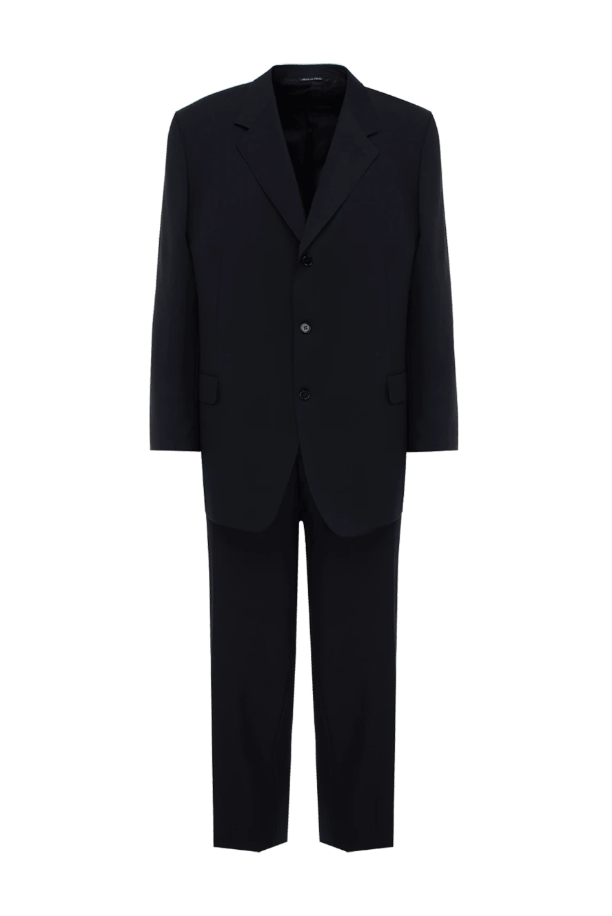 Canali man men's suit made of wool and mohair, black купить с ценами и фото 985725 - photo 1