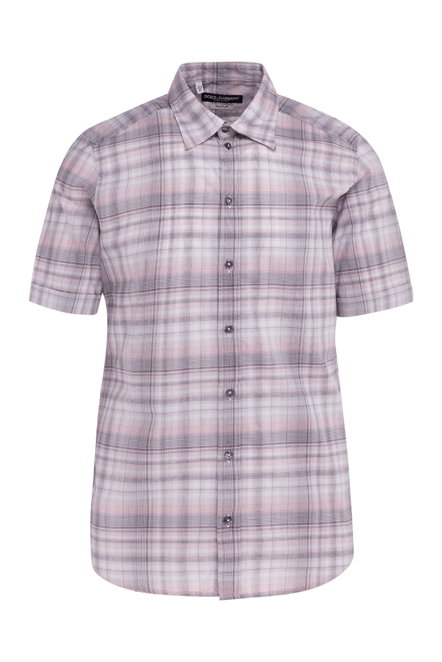 Dolce & Gabbana man gray cotton shirt for men купить с ценами и фото 986139 - photo 1