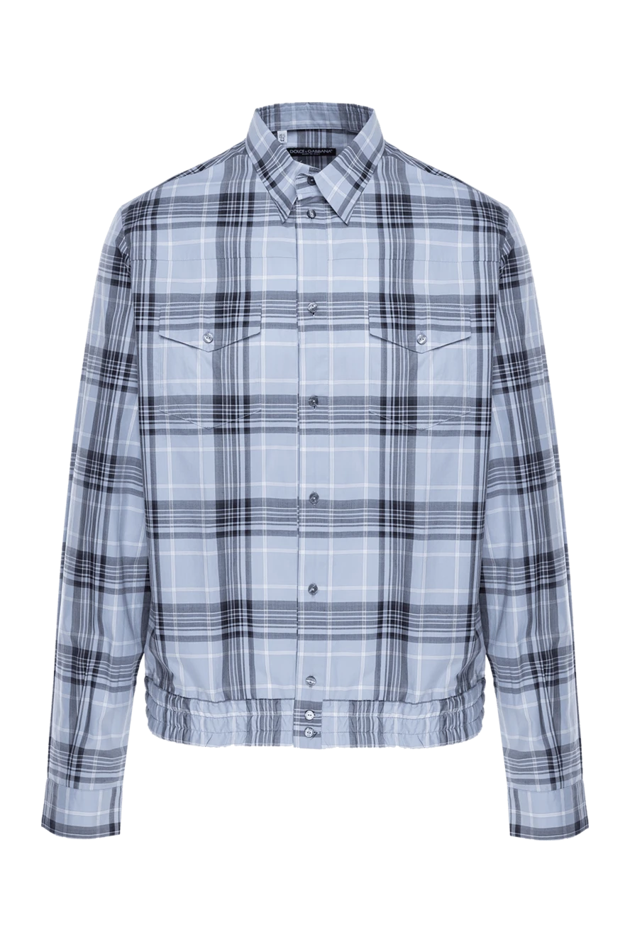 Dolce & Gabbana man gray cotton shirt for men купить с ценами и фото 986140 - photo 1