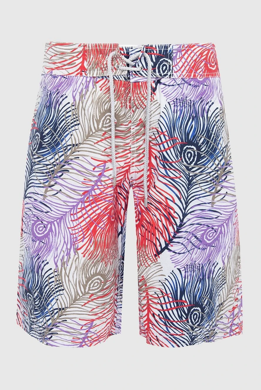 Vilebrequin men's beach shorts made of cotton and polyamide purple 990660 - photo 1