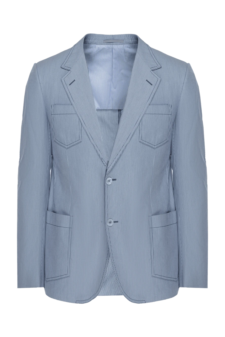 Gucci man gray cotton blazer for men купить с ценами и фото 994585 - photo 1