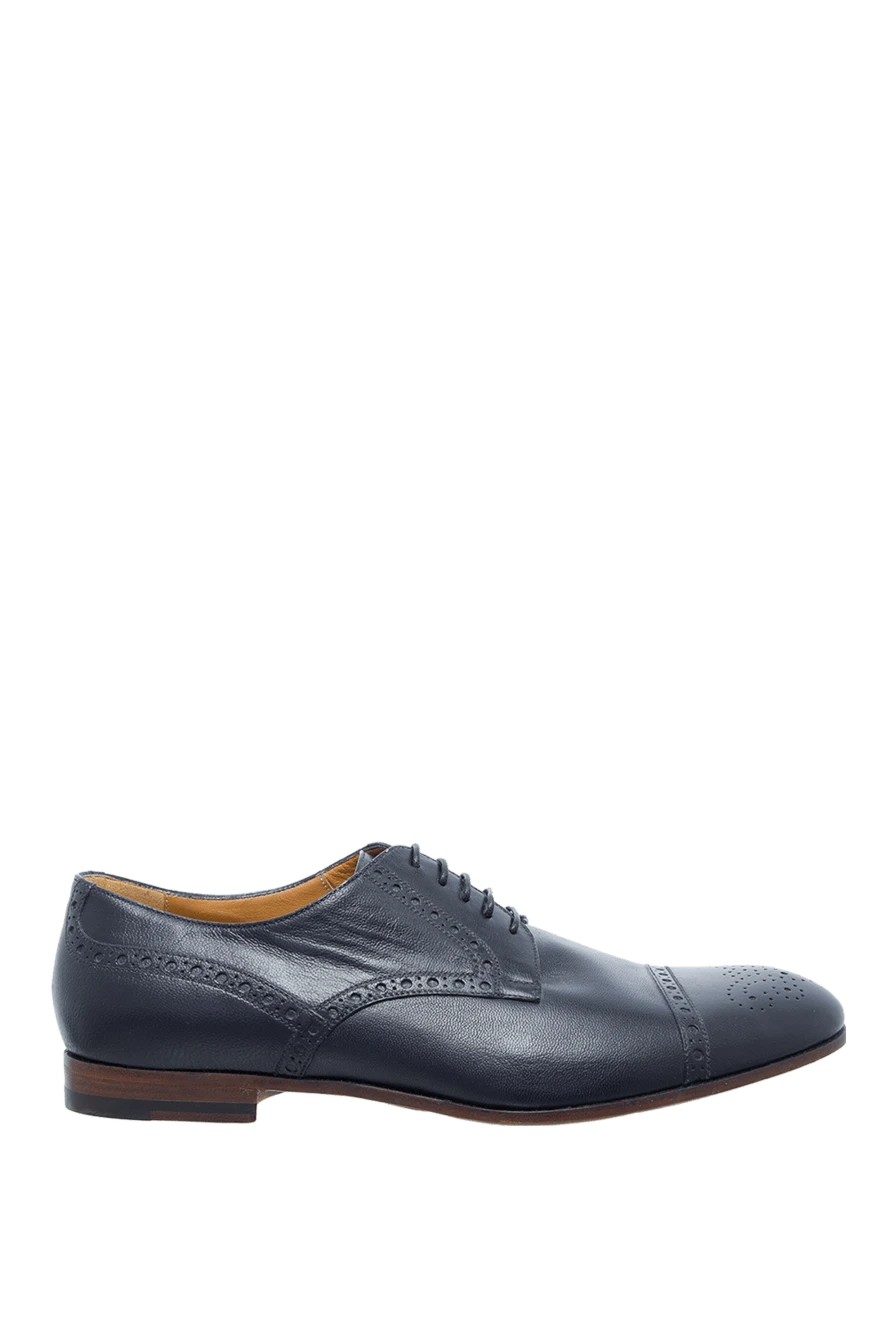 Gucci мужские дерби кожаные двуцветные бежево-коричневые с брогированием
997266 - фото 1