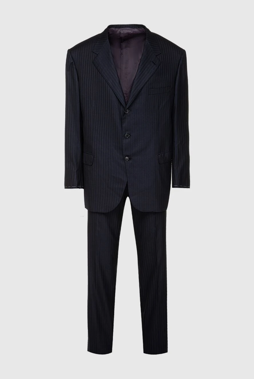 Brioni man men's suit made of wool and silk, black купить с ценами и фото 999341 - photo 1