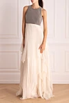  Brunello Cucinelli - zipper. contrasting asymmetrical skirt. 100% silk. Country of origin: Italy. Care: specialized cleaning - photo 8