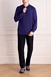 Zilli  - Long sleeve. 70% cashmere, 30% silk. Closure: Zipper. Country of manufacture: Italy. Care: specialized cleaning - photo 7