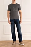 Brunello Cucinelli  - басып шығару. Құрамы: 100% мақта. Шығарылған елі: Италия. Күтім: арнайы тазалау - фото 7