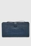  Bottega Veneta - Weaving, textured leather. 80% genuine leather, 20% Crocodile skin. Button. 4 compartment. Country of manufacture: Italy. Care: specialized cleaning - photo 6