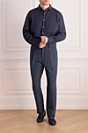 Brunello Cucinelli  - 54% linen, 46% cotton. Closure: button, zipper. two side pockets, two back pockets. Country of manufacture: Italy. Care: specialized cleaning - photo 7