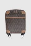 Fendi  - logo print. wheeled suitcase. 100% genuine leather. Handles: two handles, one retractable. outer pocket. Fastener: zipper. Country of manufacture: Italy. Care: specialized cleaning - photo 9