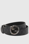 Gucci  - натуральная кожа. принт лого, лого на пряжке. пряжка. Страна производитель: Италия. Уход: специализированная чистка - фото 5