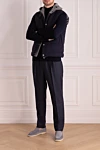  Brunello Cucinelli - Қосымша: сорғыш. Қалталар: екі алдыңғы қалта. Құрамы: 83% полиамид, 17% эластан. Бекіту: найзағай, түймелер. Шығарылған елі: Италия. Күтім: арнайы тазалау - фото 8