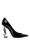 Saint Laurent  - Decoration: logo on the heel. 100% genuine leather. Heel height: 10 cm. Country of manufacture: Italy. Care: specialized cleaning - photo 9