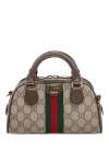  Gucci - gold-plated hardware, contrast stripe, metal logo. zipper. genuine leather, textile. Country of origin: Italy. Care: specialized cleaning - photo 8