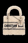  Dior - надпись Christian Dior Paris. 100% соломка. Карман: внутренний карман на молнии. большой накладной карман.. Страна производитель: Франция. Уход: специализированная чистка - фото 8