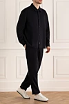 Loro Piana  - 51% хлопок, 40% шелк, 9% кашемир. пуговицы. Страна производитель: Италия. Уход: специализированная чистка - фото 7