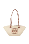 Loewe  - Anagram. пальмовый лист, телячья кожа. Размер: 46 X 24.5 X 16 cm. Страна производитель: Испания. Уход: специализированная чистка - фото 9