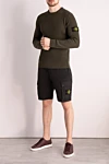 Stone Island  - Декорация: жеңдегі бренд логотипі, қабырғасы. Құрамы: 100% жүн. Шығарылған елі: Италия. Күтім: арнайы тазалау - фото 7