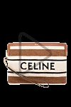  Celine - Декорация: бренд логотипі. Құрамы: 100% тоқыма. Жабу: найзағай. Шығарылған елі: Франция. Күтім: мамандандырылған тазалау - фото 8