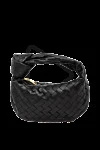  Bottega Veneta - Декорация: тоқылған былғары, алтын жиектер . Құрамы: 100% қой терісі. Өлшемдері: 17 см x 16 см x 6,5 см. Тұтқа биіктігі 6 см. Жабу: найзағай. Шығарылған елі: Италия. Күтім: мамандандырылған тазалау - фото 8