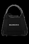  Balenciaga - логотип бренда. хлопковый холст и телячья кожа. Размер: Д25 x В19 x Ш7 см. Страна производитель: Италия. Уход: специализированная чистка - фото 8