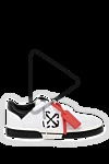 Off-White  - brand logo, contrast sole, contrast heel. 70% genuine leather, 20% cotton, 10% polyamide. Closure: laces. Country of manufacture: Italy. Care: specialized cleaning - photo 5