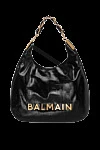  Balmain - металлический логотип, золотая фурнитура. 100% телячья кожа. Ручки: ручки-цепочки, переплетенные кожей. Размер: 5,5 x 45,5 x 38 см. карман для карт из тисненой кожи. магнитная застежка. Страна производитель: Франция. Уход: специализированная чистка - фото 8