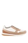 Brunello Cucinelli  - Декорация: өкшедегі логотип. Құрамы: 50% табиғи былғары, 50% күдері. Жабу: шілтер. Шығарылған елі: Италия. Күтім: мамандандырылған тазалау - фото 11