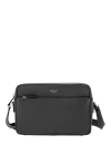  Serapian - brand logo. Italian wrinkled calfskin. Closure: zipper. Strap: Adjustable leather shoulder strap with Mosaico finish. Dimensions: 25x17x7 cm. front zip pocket, one compartment with flat pocket. Country of manufacture: Italy. Care: specialized cleaning - photo 6
