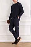 Corneliani - 100% шерсть. Цвет: синий. . . Страна производитель: Италия. Уход: специализированная чистка - фото 8
