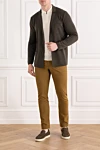 Corneliani  - 100% шерсть . пуговица. два боковых кармана, два нагрудных накладных кармана. Страна производитель: Италия. Уход: специализированная чистка - фото 7