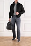 Corneliani  - узор полоска. 100% шерсть. пуговицы. . Страна производитель: Италия. Уход: специализированная чистка - фото 7