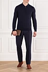 Corneliani  - 100% шерсть. Цвет: синий. молния. . Страна производитель: Италия. Уход: специализированная чистка - фото 7