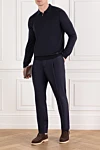 Corneliani  - 100% шерсть. Цвет: синий. молния. . Страна производитель: Италия. Уход: специализированная чистка - фото 7
