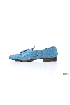  Cesare di Napoli - contrast sole, textured leather, tassels. 100% crocodile skin. Insole: leather. Sole Height: Heel Height 2cm. Country of manufacture: Italy. Care: specialized cleaning - photo 8