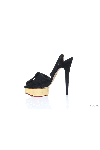  Charlotte Olympia - золотистая подошва, фактурное переплет. натуральная кожа. пряжка. Каблук: 12 сантиметров. Страна производитель: Италия. Уход: специализированная чистка - фото 6