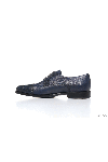  Cesare di Napoli - Textured leather, crocodile leather inserts. 70% leather, 30% crocodile skin. Lace-up. Interior: Leather. Insole: Leather. Heel height: 3cm. Outsole: Other materials. Country of manufacture: Italy. Care: specialized cleaning - photo 6