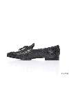 Cesare di Napoli  - contrast sole, textured leather. 100% crocodile skin. Insole: leather. Sole Height: Heel Height 2cm. Country of manufacture: Italy. Care: specialized cleaning - photo 7