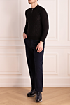 Zilli  - Long sleeve. 60% cashmere, 40% silk. Closure: Zipper. Country of origin: France. Care: specialized cleaning - photo 7