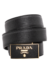  Prada - Decoration: gold-plated buckle with logo. 100% genuine leather. buckle. Country of manufacture: Italy. Care: specialized cleaning - photo 6